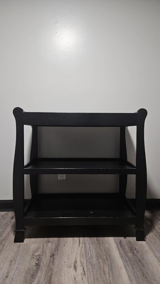 Baby Diaper Changing Table, Beautiful black finish