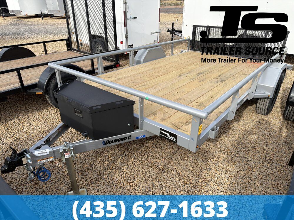 7x12 Diamond C PSA 135 Utility Trailer - 3.5K GVWR