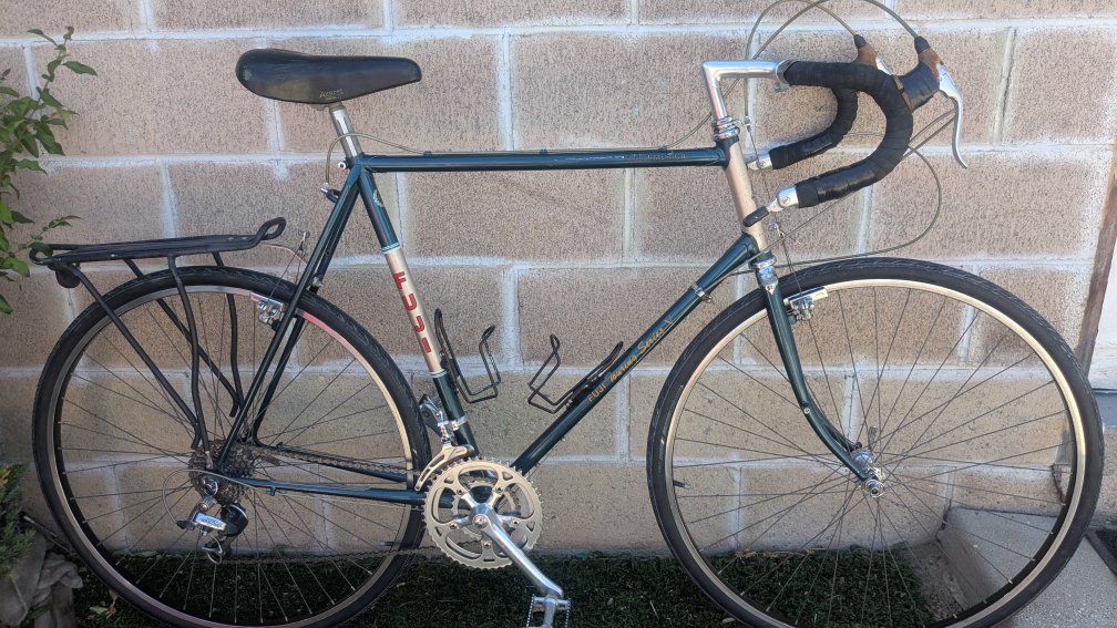 1983 Xtra Large 24" FUJI 3x6 America steel Lugged Touring Series w/ rack and new tires! Suntour Barend shifters Gravel Candidate