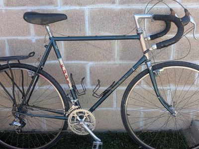 1983 Xtra Large 24" FUJI 3x6 America steel Lugged Touring Series w/ rack and new tires! Suntour Barend shifters Gravel Candidate