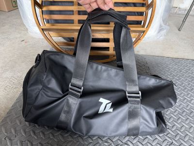 Black TL Duffel Gym / Travel Bag