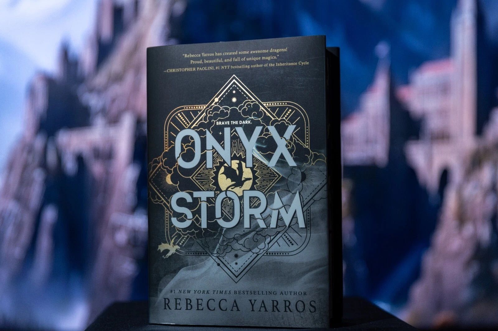 Onyx Storm – Rebecca Yarros – Sprayed Edges – Hardcover – New – Collector's Ed