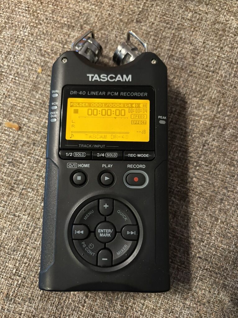 Tascam Dr-40 Linear Line Recorder In Great Conditi