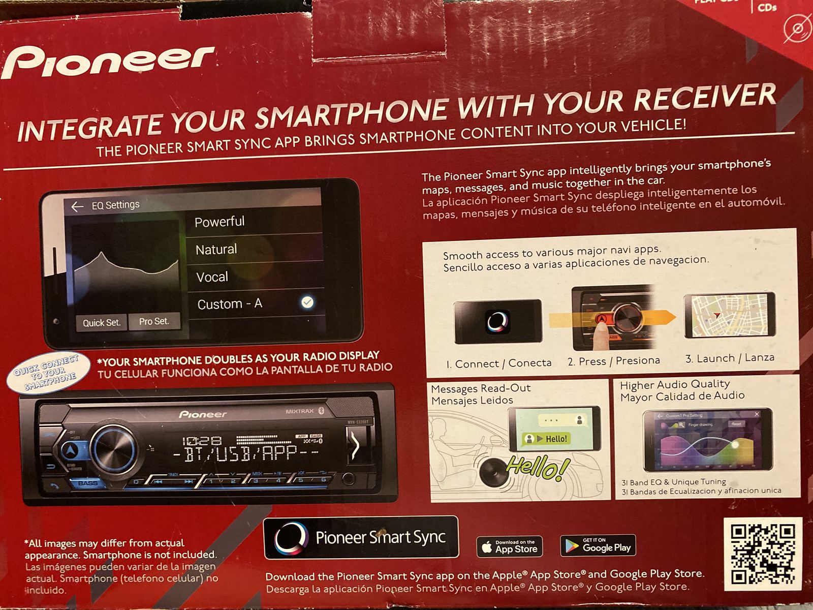 Pioneer Smartphone Car Audio System