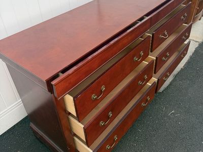 Solid cherry dresser