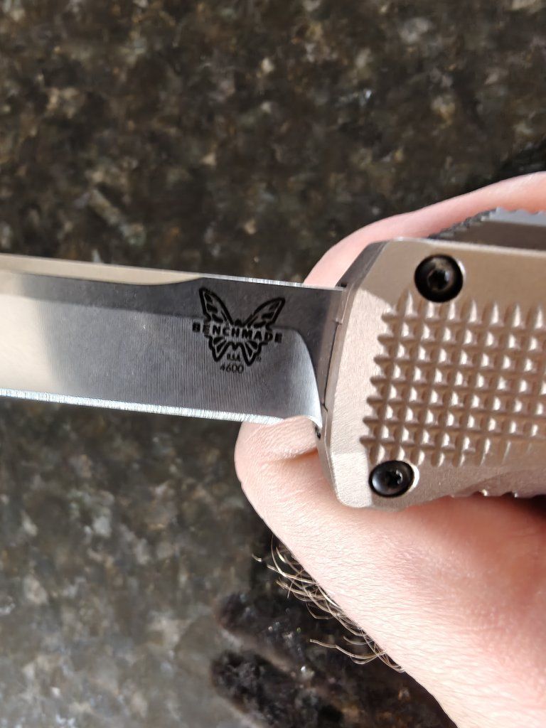 Benchmade 4600 Phaeton OTF Automatic Knife CPM-S30V Flat Dark Earth Handle