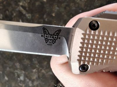 Benchmade 4600 Phaeton OTF Automatic Knife CPM-S30V Flat Dark Earth Handle