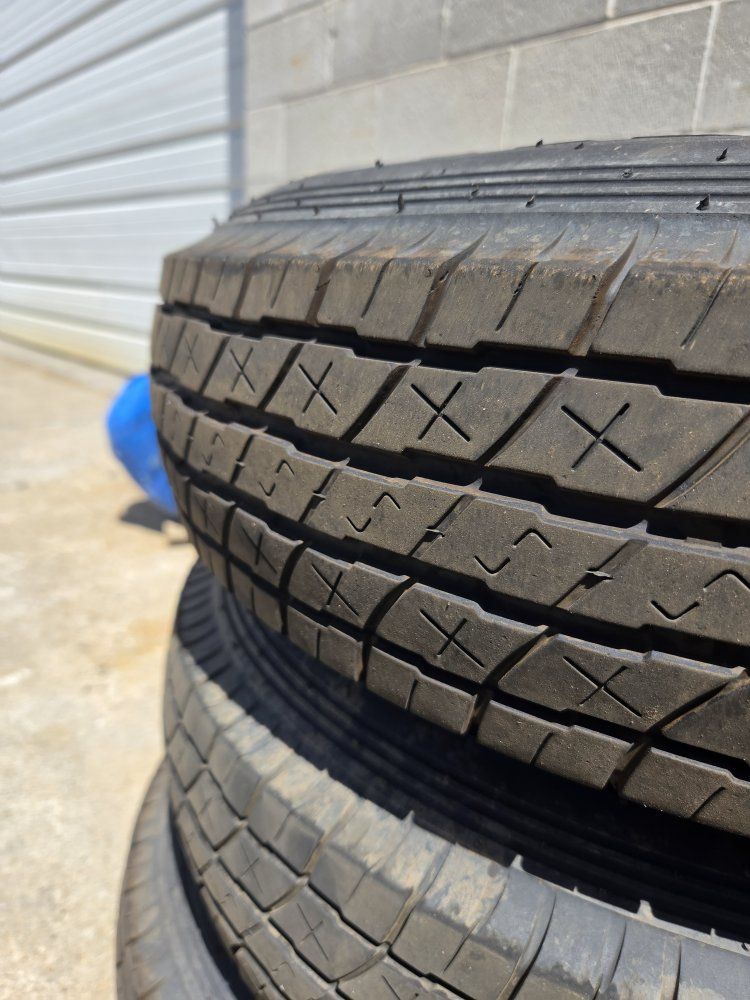 Tire and wheels
