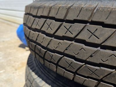Tire and wheels