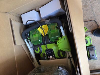 Green works 40 volt lawnmower