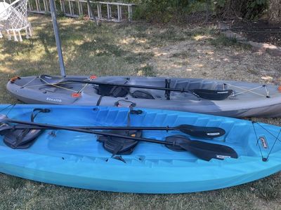 Lifetime Kayaks - Stealth & Envoy Models - Used with Paddles