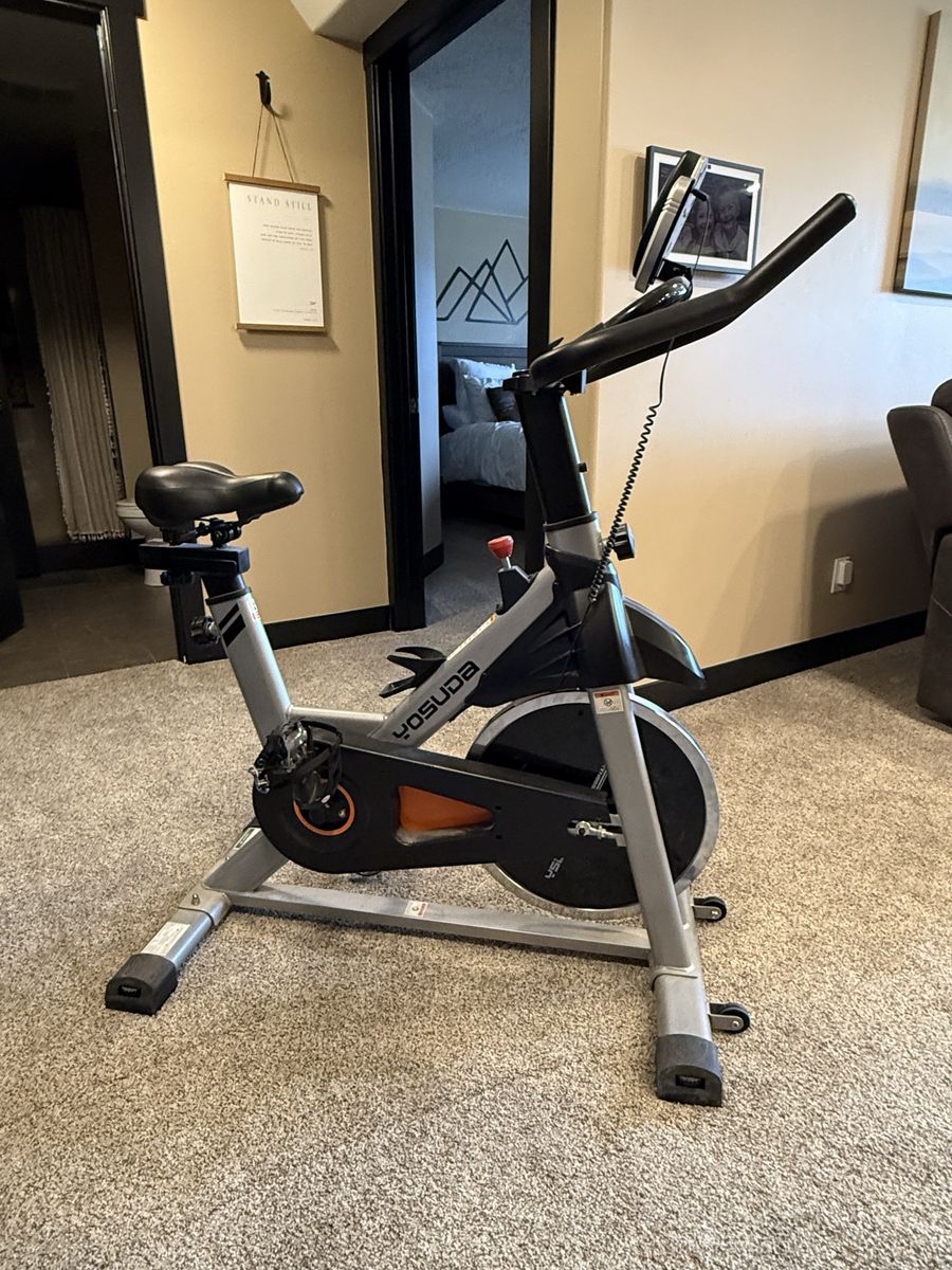 Yosuda Indoor Cycling Bike - Magnetic Resistance Exercise Bike with LCD Monitor