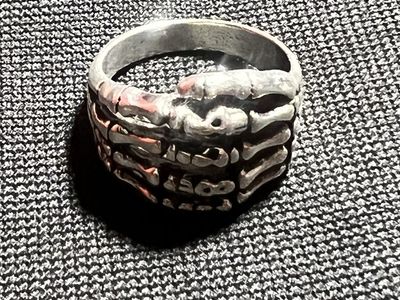 Unique Skeleton Hand Ring - Silver Tone, Fashion Jewelry size10