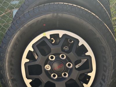 Brand new 2026 Toyota Tacoma wheels and tires