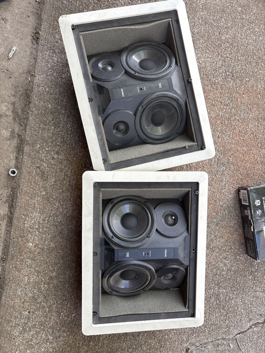 Atlantic Technology In Wall Theater Surround Sound Speakers - Pair