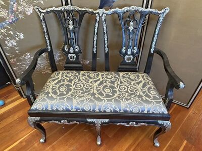 Korean Vintage Import - Handmade Loveseat