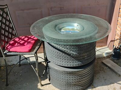 Big Old Mickey Thompson Tire's For Table, See Pics