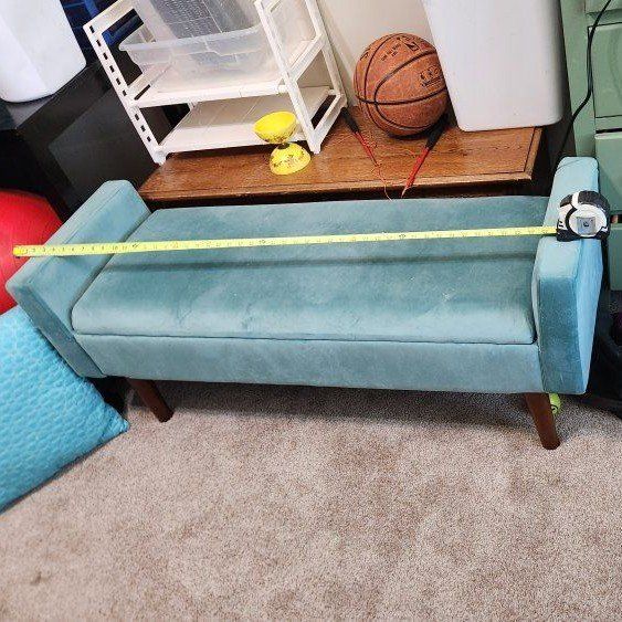 bed end seat and storage
