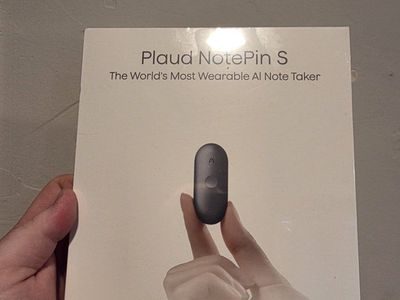 Plaud NotePin S Wearable AI Note Taker - Bluetooth, 320mAh Battery, PR020 Model