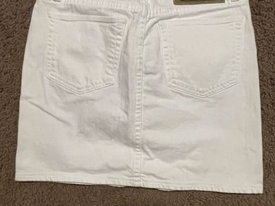 Ralph Lauren Polo White denim skirt