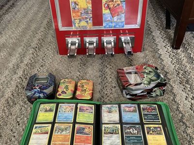 Pokémon Card Vending Machine and Collection