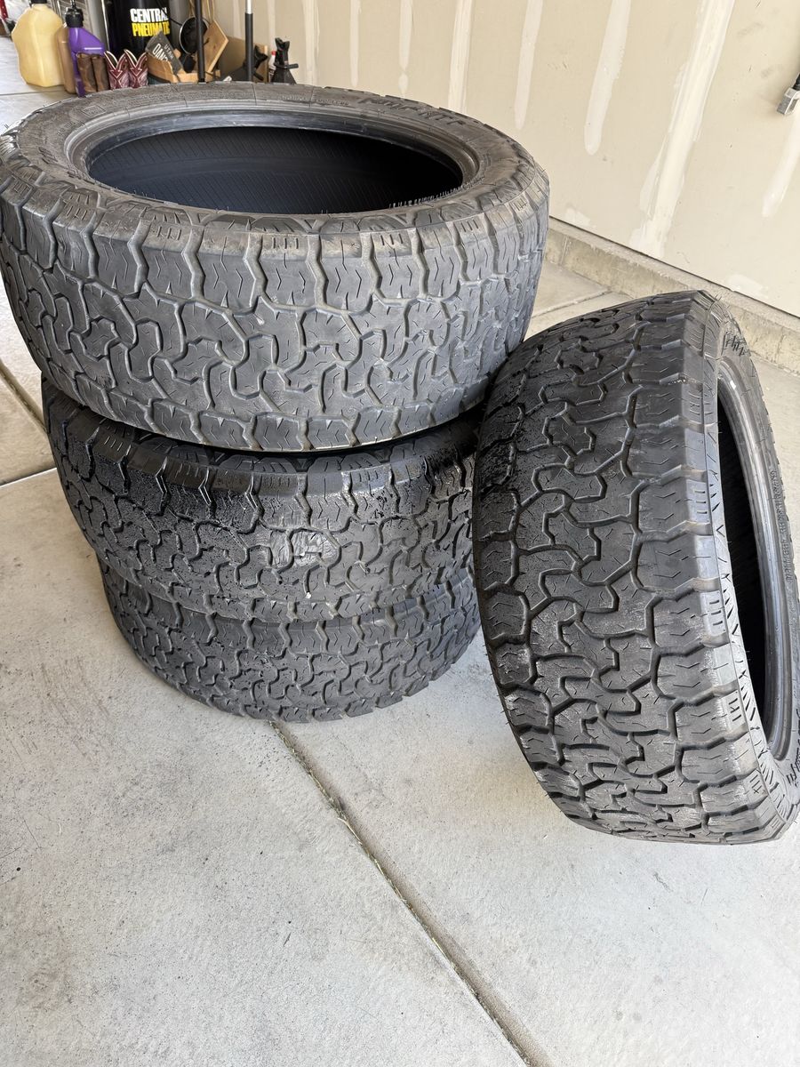 295/50r22 AMP ATP tires (4)