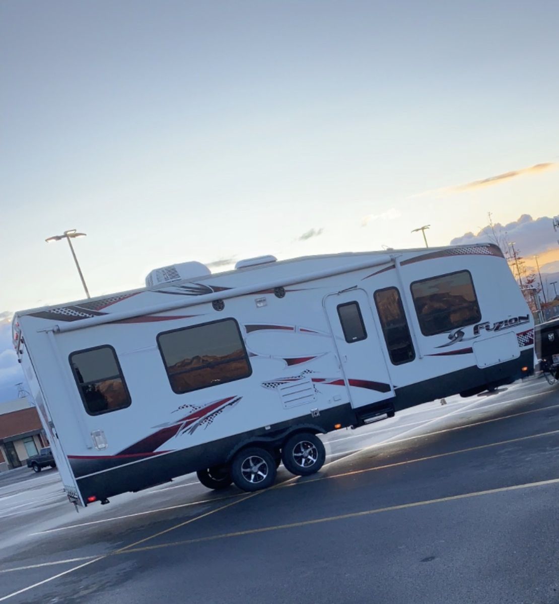 Keystone Fuzion Toy Hauler Travel Trailer - Great Condition