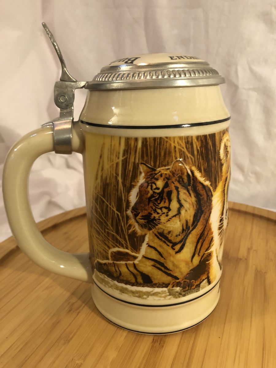 Budweiser Endangered Species Stein - Asian Tiger
