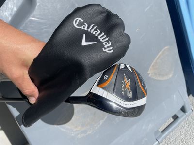 Callaway X2 Hot 5 Wood Golf Club, Aldila ATX60-S Shaft, Right Hand
