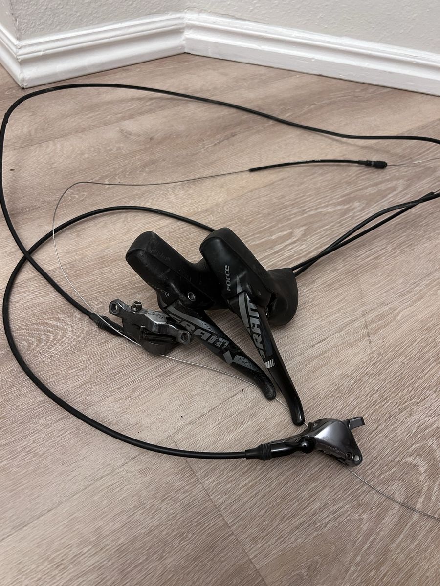 SRAM Force Hydraulic Shifter and Disc Brake Calipers Set Used