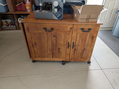 Sewing machine and Table