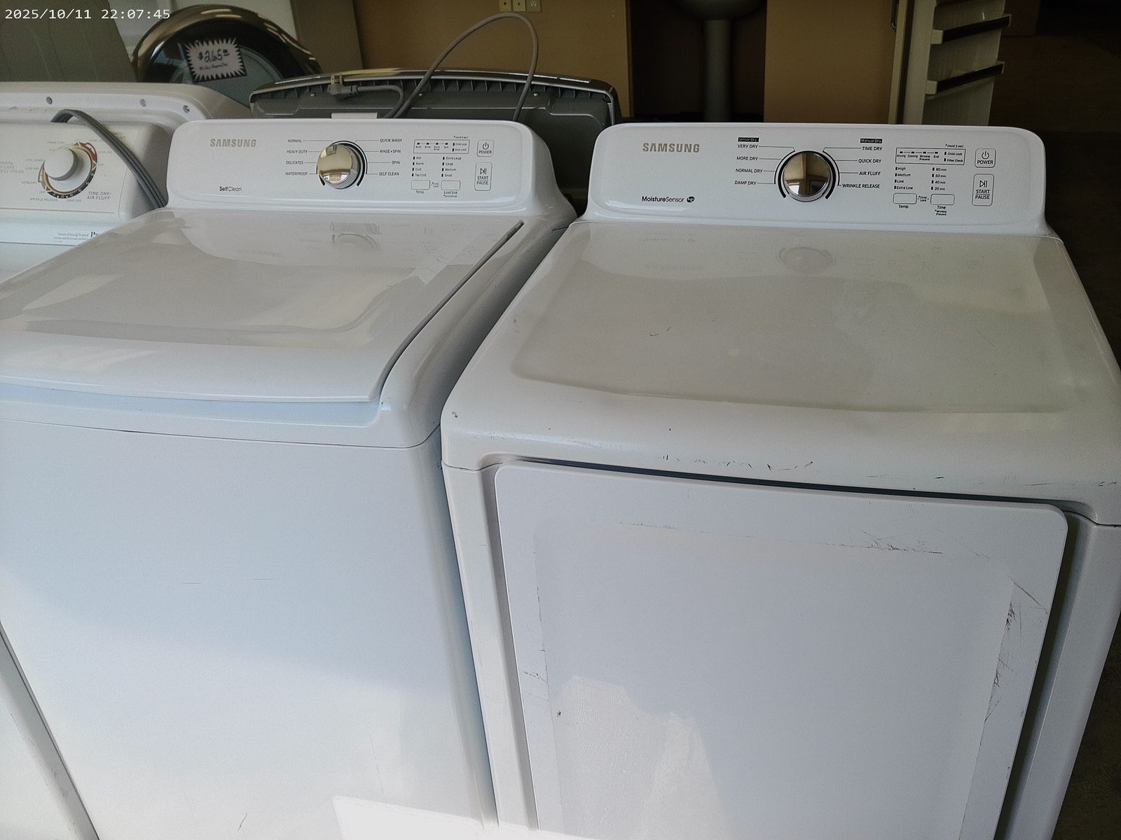 Extra Capacity Top load Washer and Electric Dryer~90 Day Guarantee
