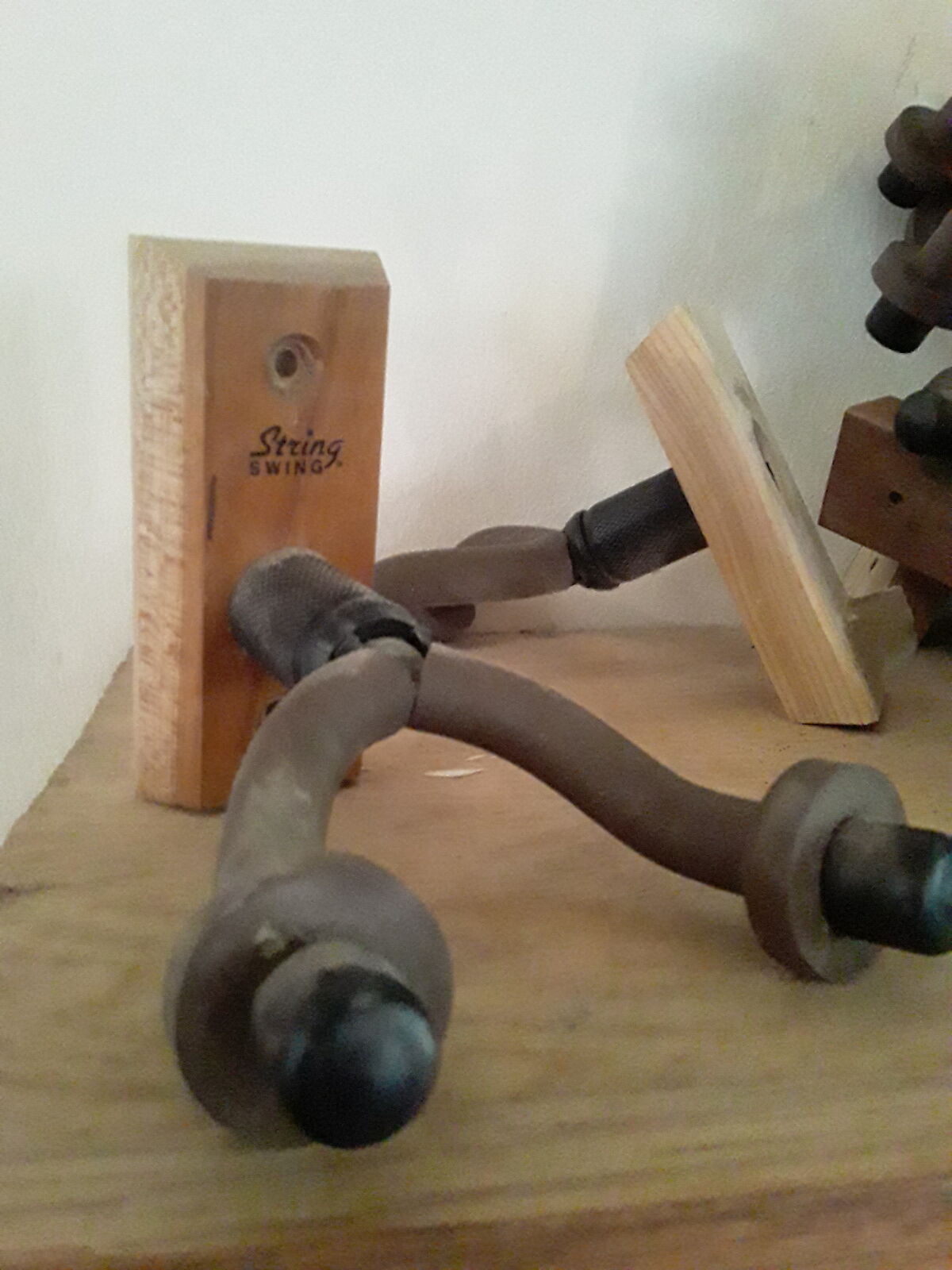 String Swing Guitar Hanger Wall Mount For Guitars- Oak CC01-O Made in the USA