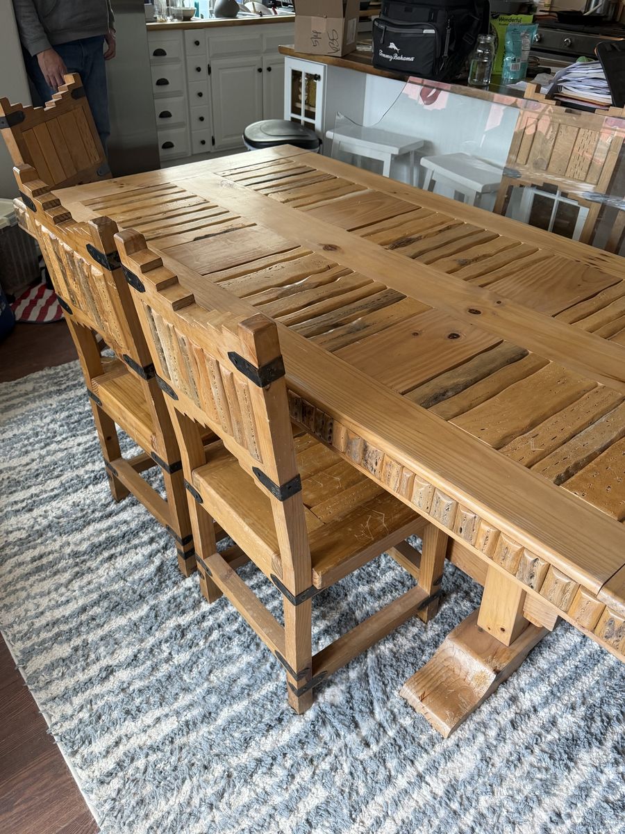 Dining room table, a piece of art, From Moab