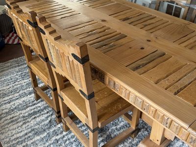 Dining room table, a piece of art, From Moab