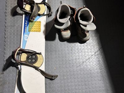 Snowboard And Boots