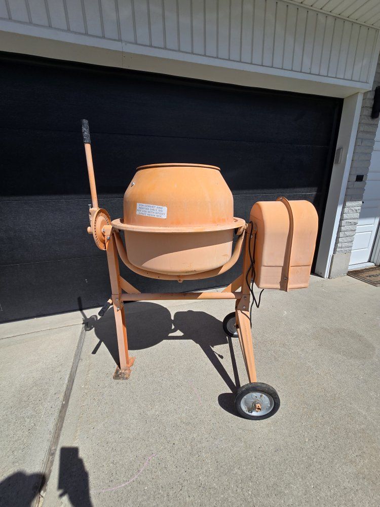 Central Machinery 3.5 Cu. Ft. Electric Cement Mixer
