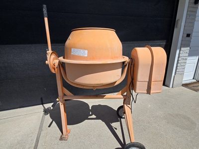 Central Machinery 3.5 Cu. Ft. Electric Cement Mixer