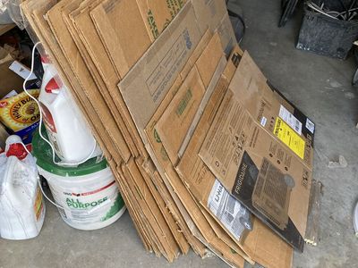 Assorted Used Cardboardu Moving Boxes - Various Sizes for Packing/Shipping