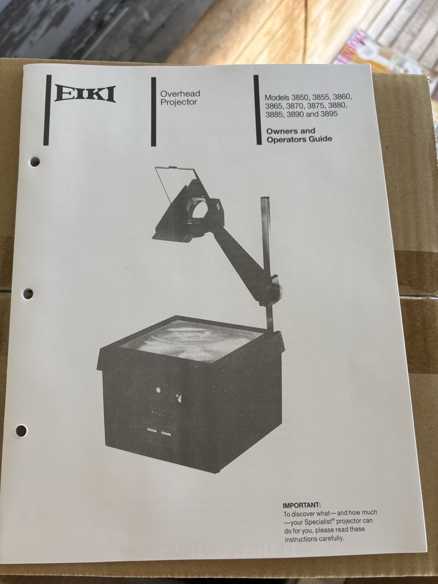 EIKI overhead projector