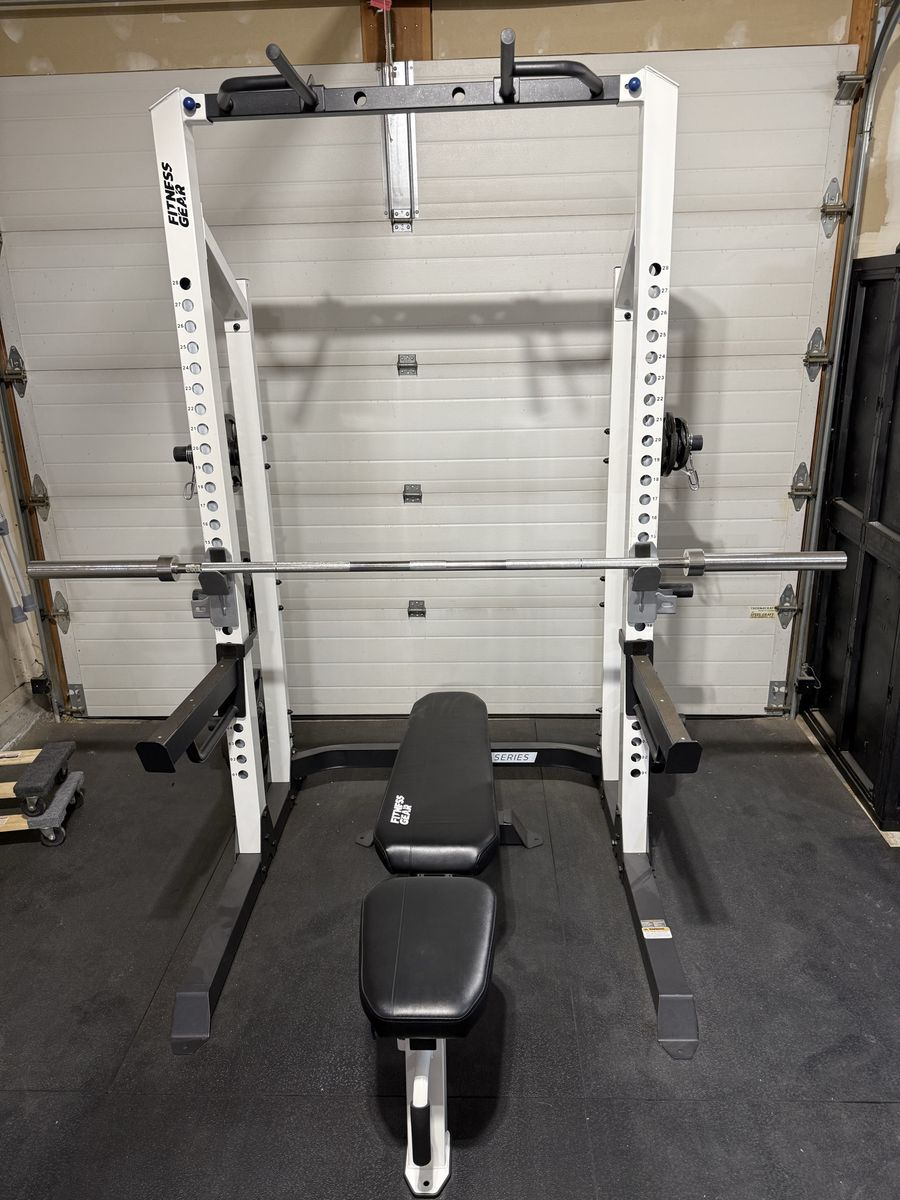 Fitness Gear Pro Series Bench & Squat Rack Package Deal