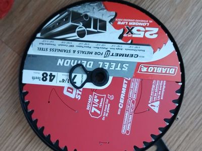 NEW Diablo 7-1/4" 48-Tooth Steel Demon Cermet II Metal Cutting Saw Blade (D0748CFA)
