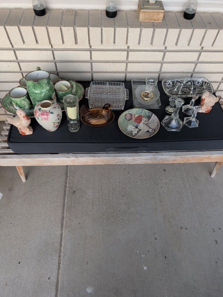 Assorted Home Decor & Collectibles - Glassware, Ceramics, and Figurines