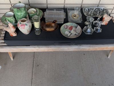 Assorted Home Decor & Collectibles - Glassware, Ceramics, and Figurines