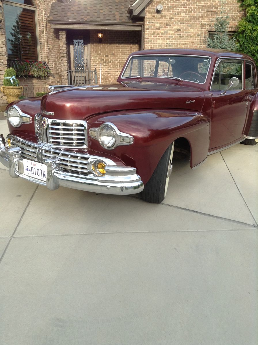 Antique car, 1948 Lincoln Continental