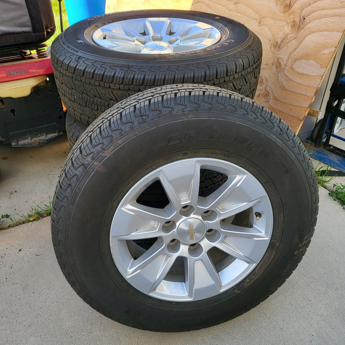 chevy 6 lug wheels and tires
