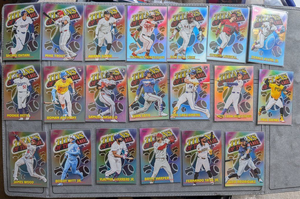 2026 Topps 75 Series 1 'Titans of the Game' Baseball Card Lot - Complete Set.
***Singles available upon request***