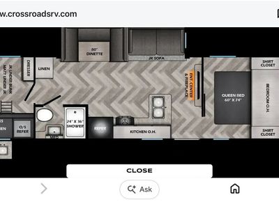 2022 Crossroads Zinger 290KB Travel Trailer - Queen Bed, Bunks, Outdoor Kitchen, Solar Ready