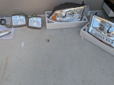 Ram projector headlights, fog lights, license plate light, mirror light, under hood light