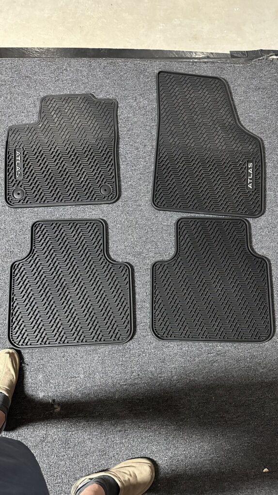 Factory Floor Mats From 2024 VW Atlas peak edition